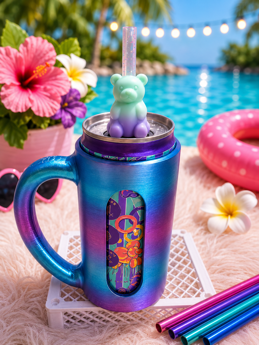 Gummy Bear Straw Topper