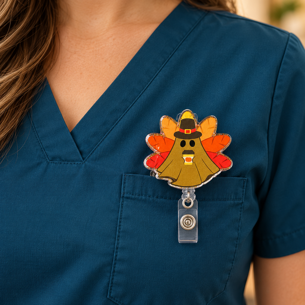 Boo, Brew & Gobble! Thanksgiving Ghost Badge Reel