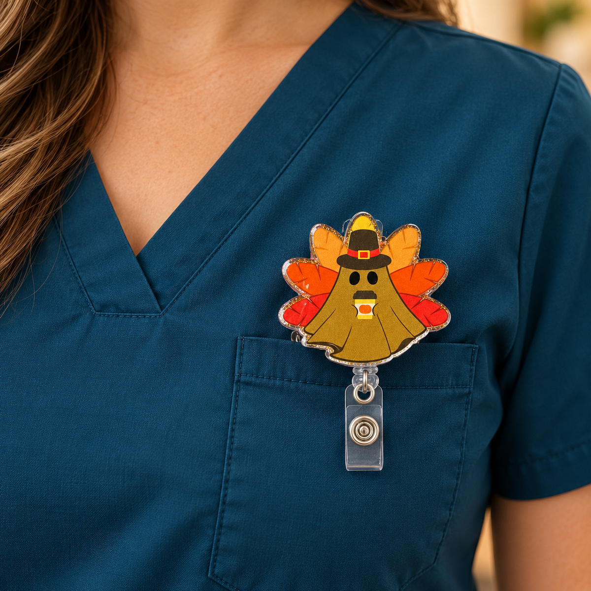 Boo, Brew & Gobble! Thanksgiving Ghost Badge Reel