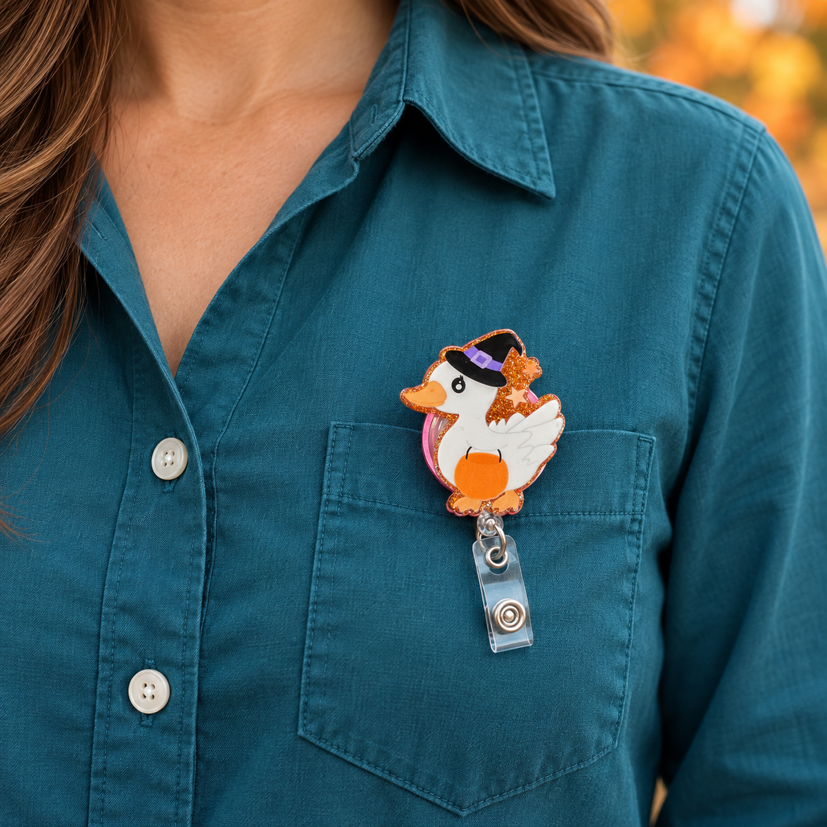 Hocus Pocus, Quack! Witch Duck Badge Reel